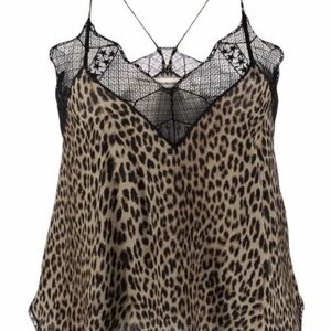 Zadig & Voltaire Leopard Lace Cami
